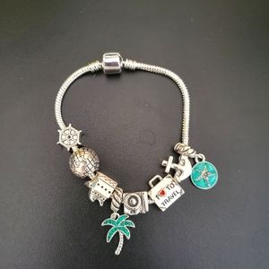 Cute travel charm bracelet
